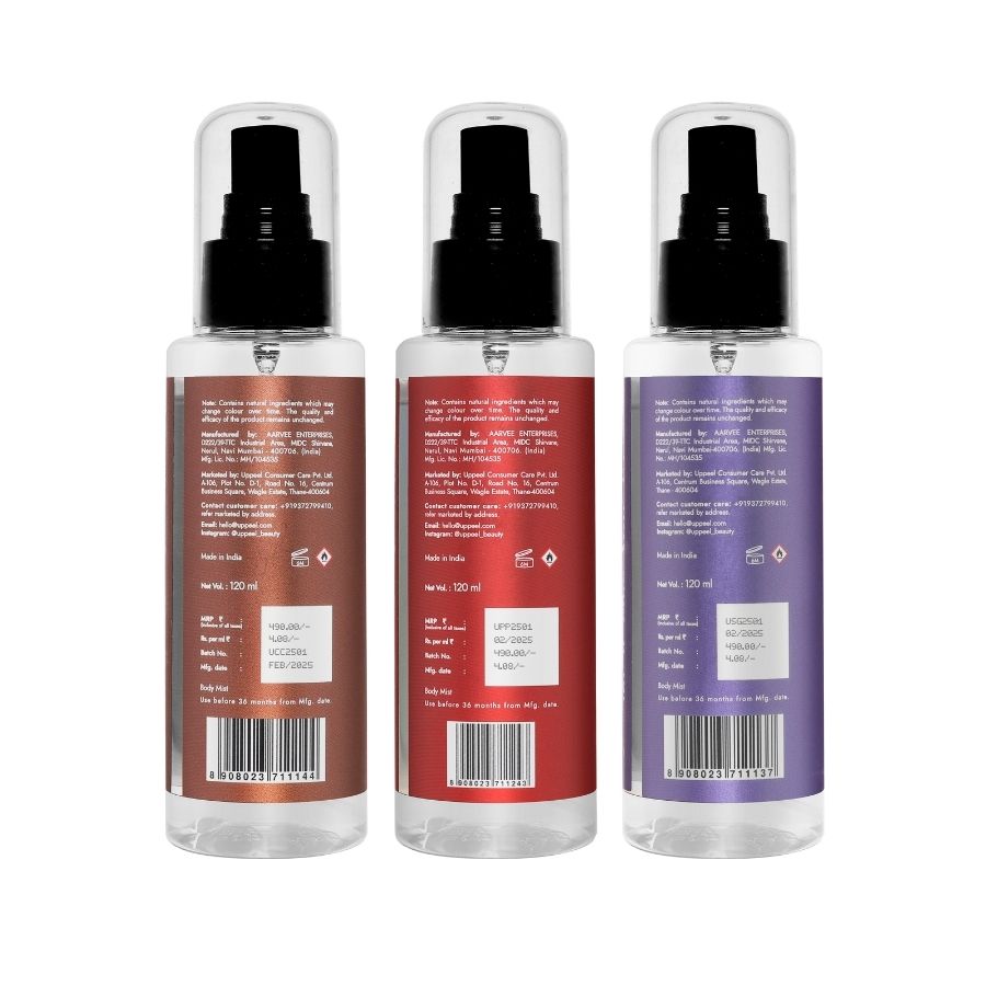 Juicy Trinity Hair & Body Mists Trio