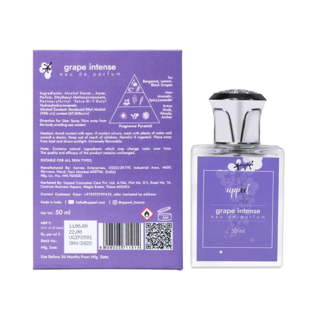 Grape Intense Eau De Parfum - Sankey