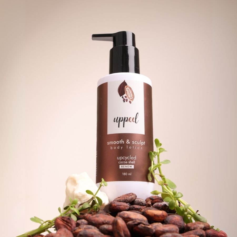 Smooth & Sculpt Body Lotion with Upcycled Cocoa– 180 ml
