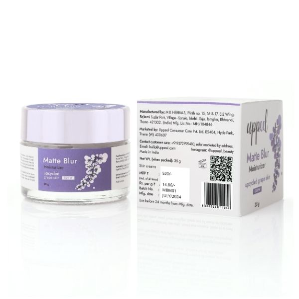 Matte Blur Ultra Rich Moisturizer with Upcycled Grape - 35g