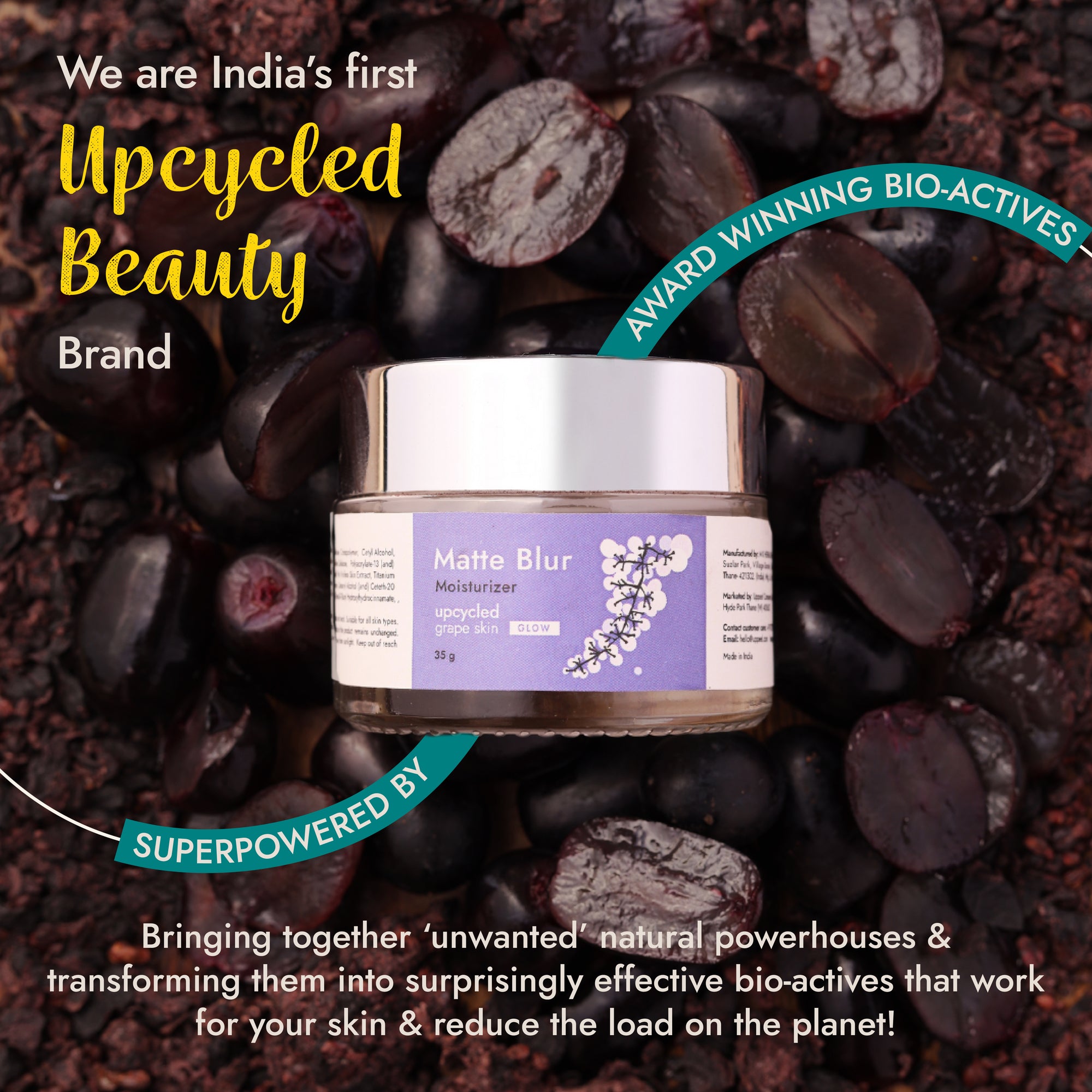 Matte Blur Ultra Rich Moisturizer with Upcycled Grape - 35g