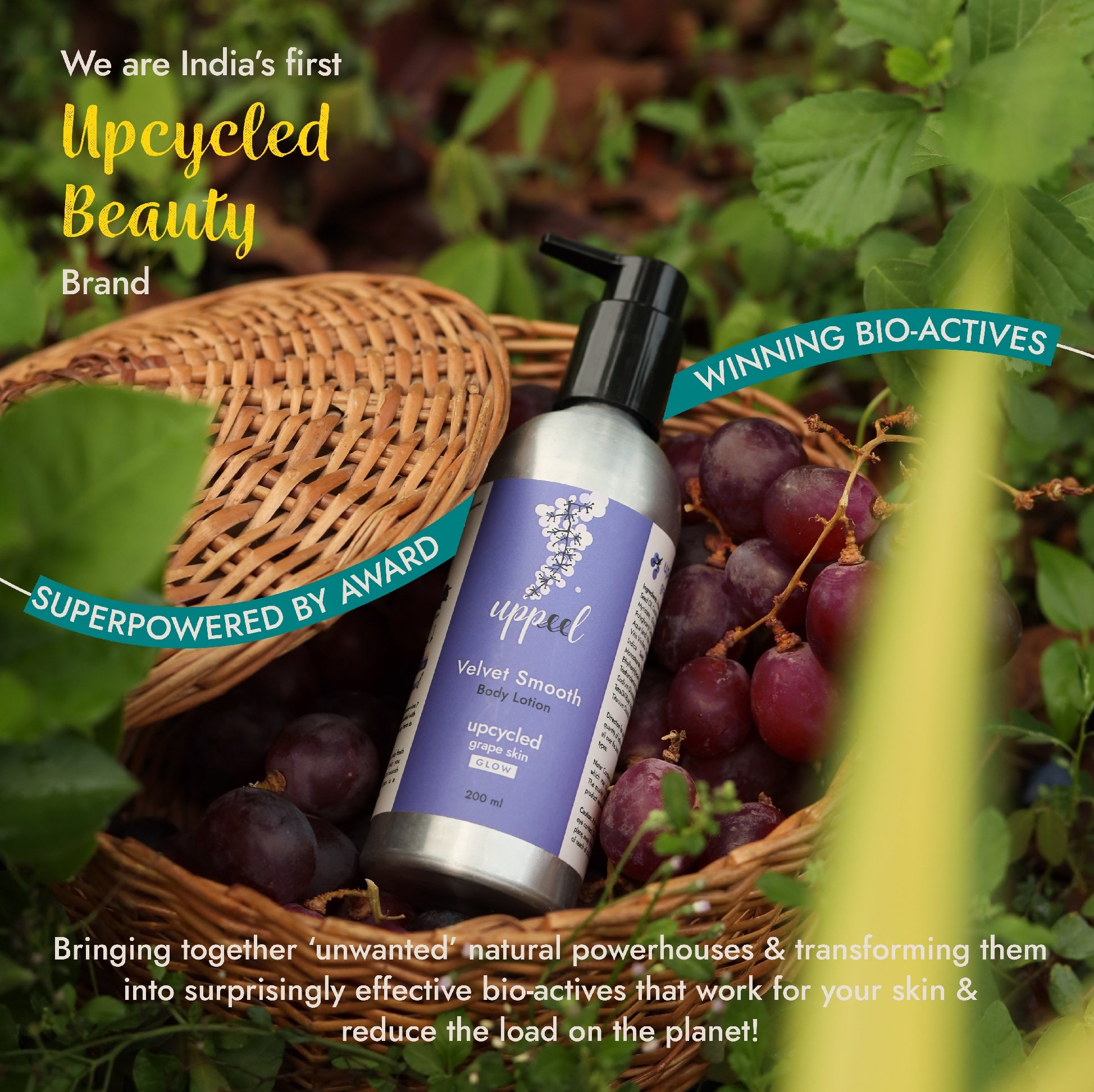 Velvet Smooth Body Lotion with Upcycled Grape - 200 ml