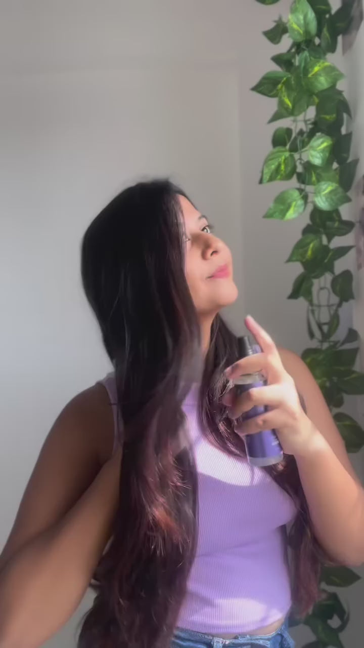 Load video: Sparkling Grape Hair &amp; Body Mist
